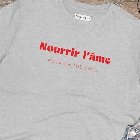 Francophile 'Nourish The Soul' Organic Cotton T-shirt - Francophile Tshirt