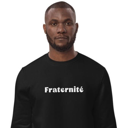 Francophile 'Sisterhood & Brotherhood' Organic Cotton Sweatshirt - French Gift