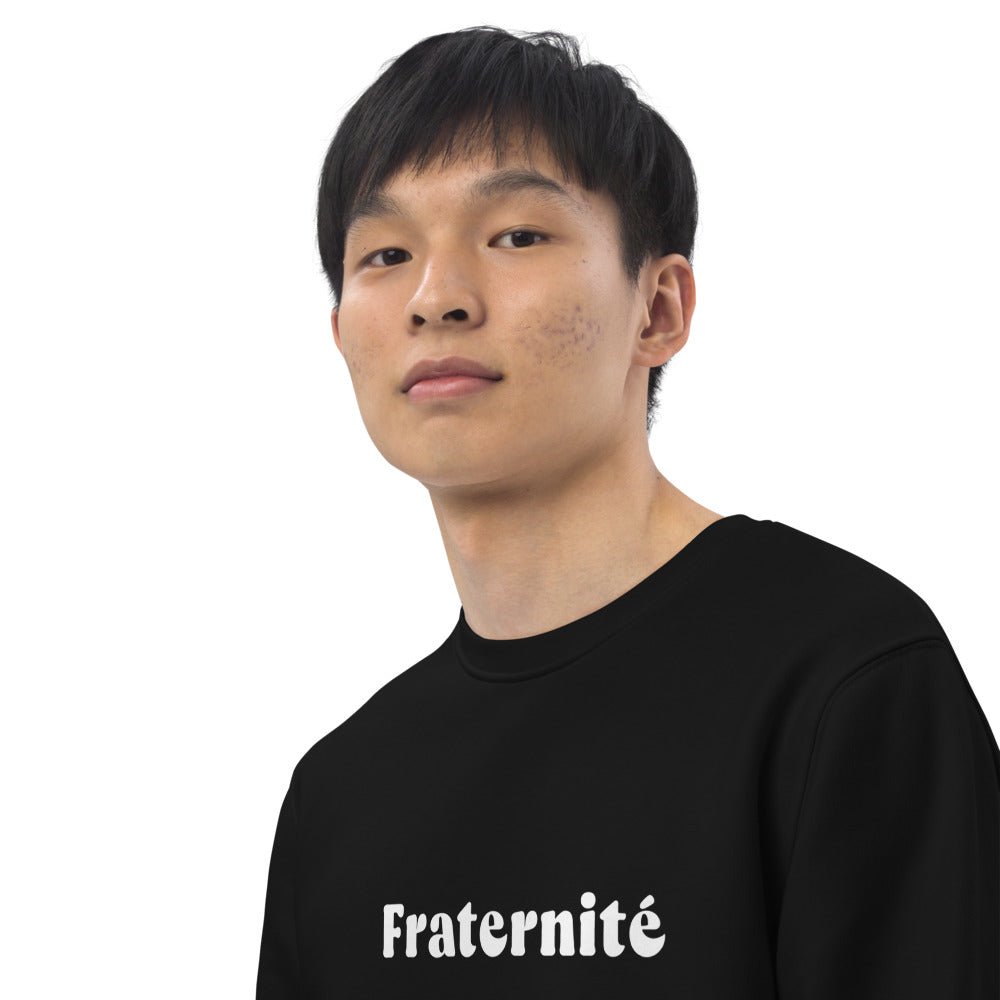 Francophile 'Sisterhood & Brotherhood' Organic Cotton Sweatshirt - French Gift