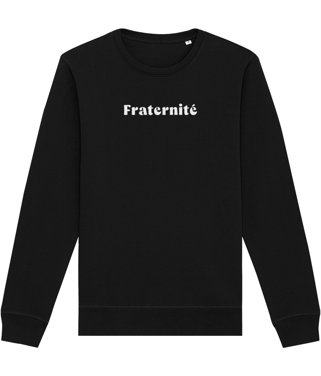 Francophile 'Sisterhood & Brotherhood' Organic Cotton Sweatshirt - French Gift