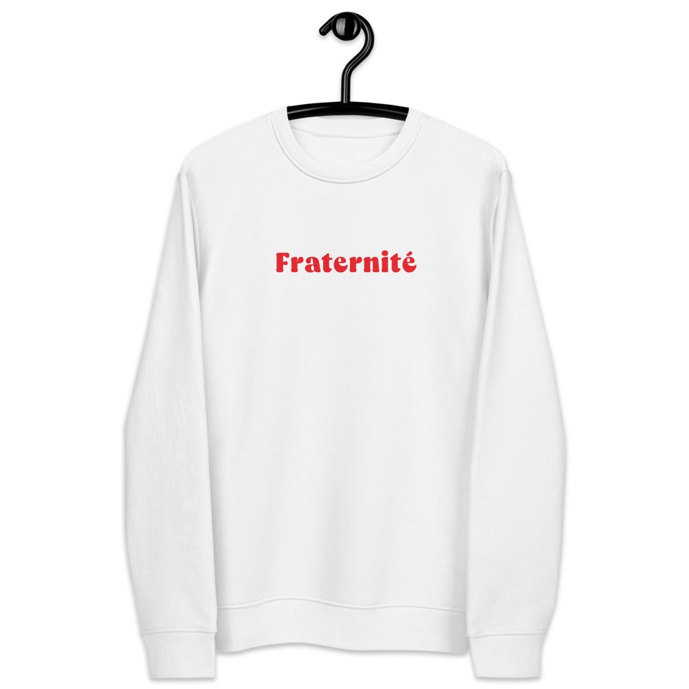 Francophile 'Sisterhood & Brotherhood' Organic Cotton Sweatshirt - French Gift