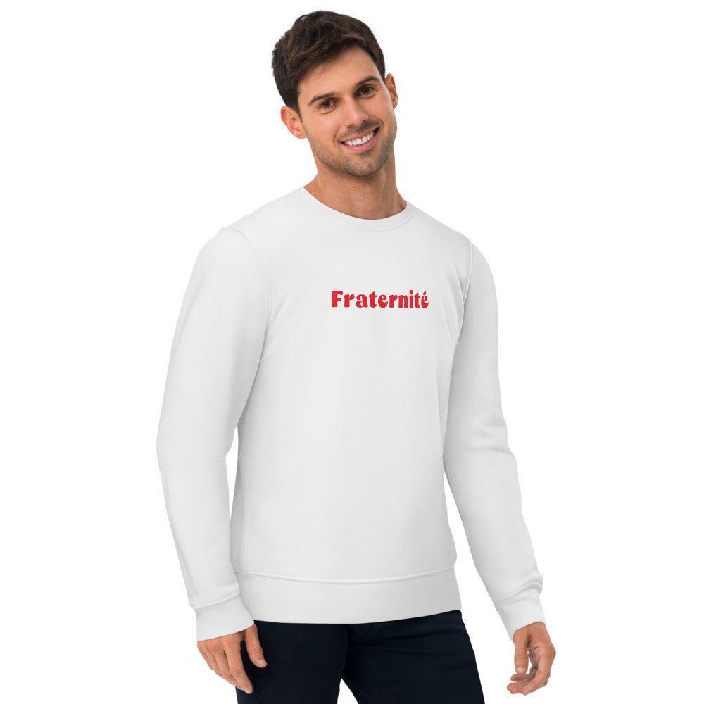 Francophile 'Sisterhood & Brotherhood' Organic Cotton Sweatshirt - French Gift