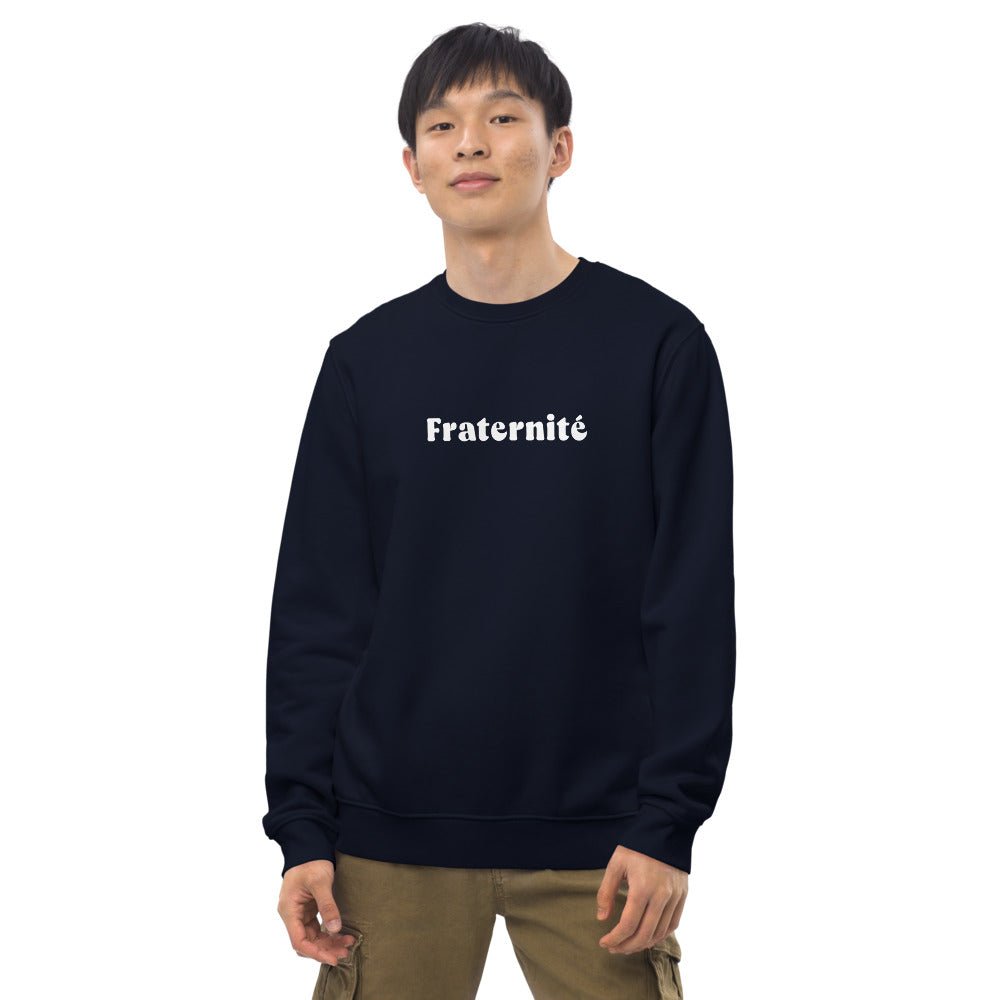 Francophile 'Sisterhood & Brotherhood' Organic Cotton Sweatshirt - French Gift