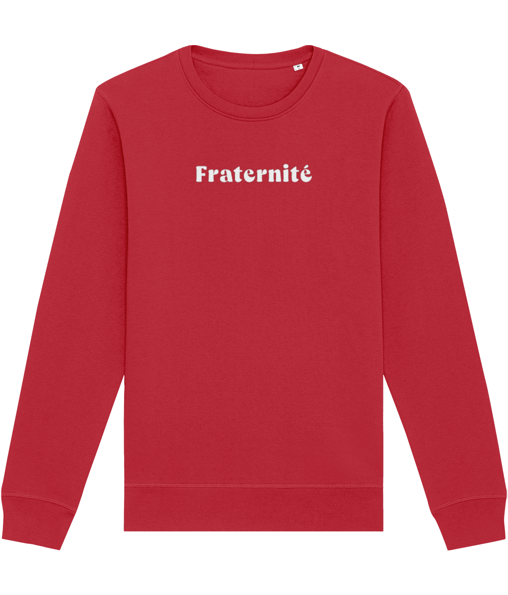 Francophile 'Sisterhood & Brotherhood' Organic Cotton Sweatshirt - French Gift