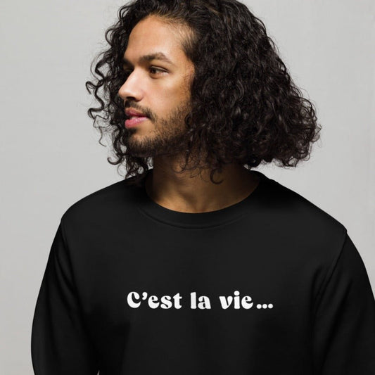 Francophile 'That's Life' Organic Cotton Sweatshirt - French Gift