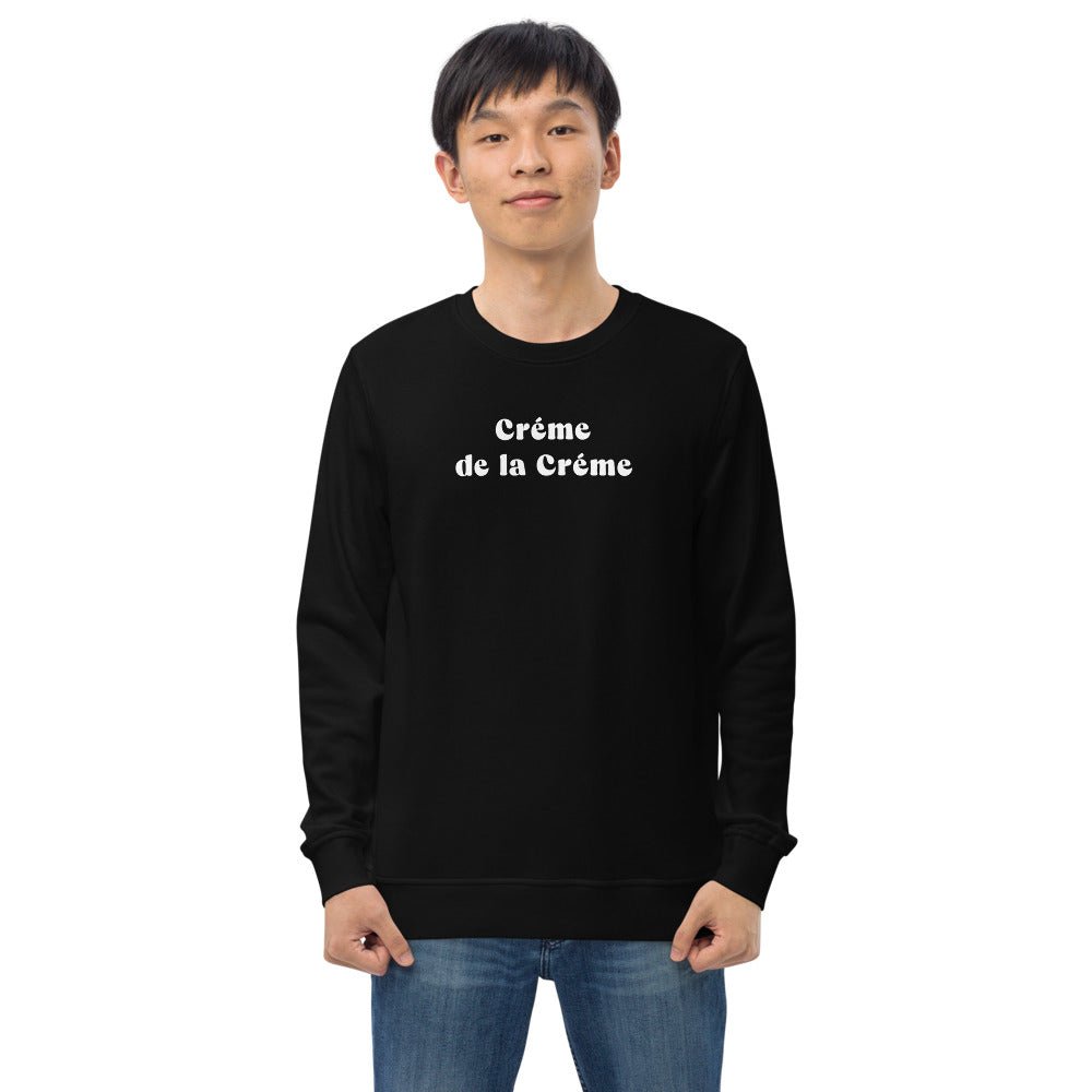 Francophile 'The Cream Of The Crop' Organic Cotton Sweatshirt - French Gift