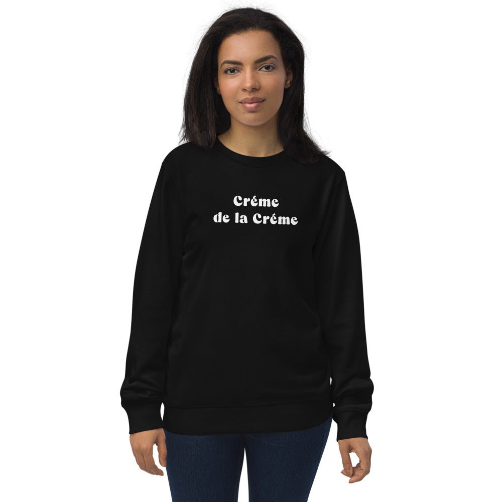 Francophile 'The Cream Of The Crop' Organic Cotton Sweatshirt - French Gift