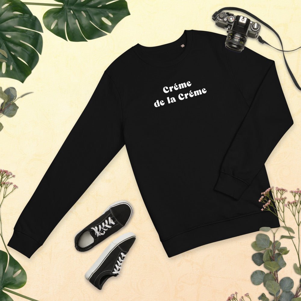 Francophile 'The Cream Of The Crop' Organic Cotton Sweatshirt - French Gift