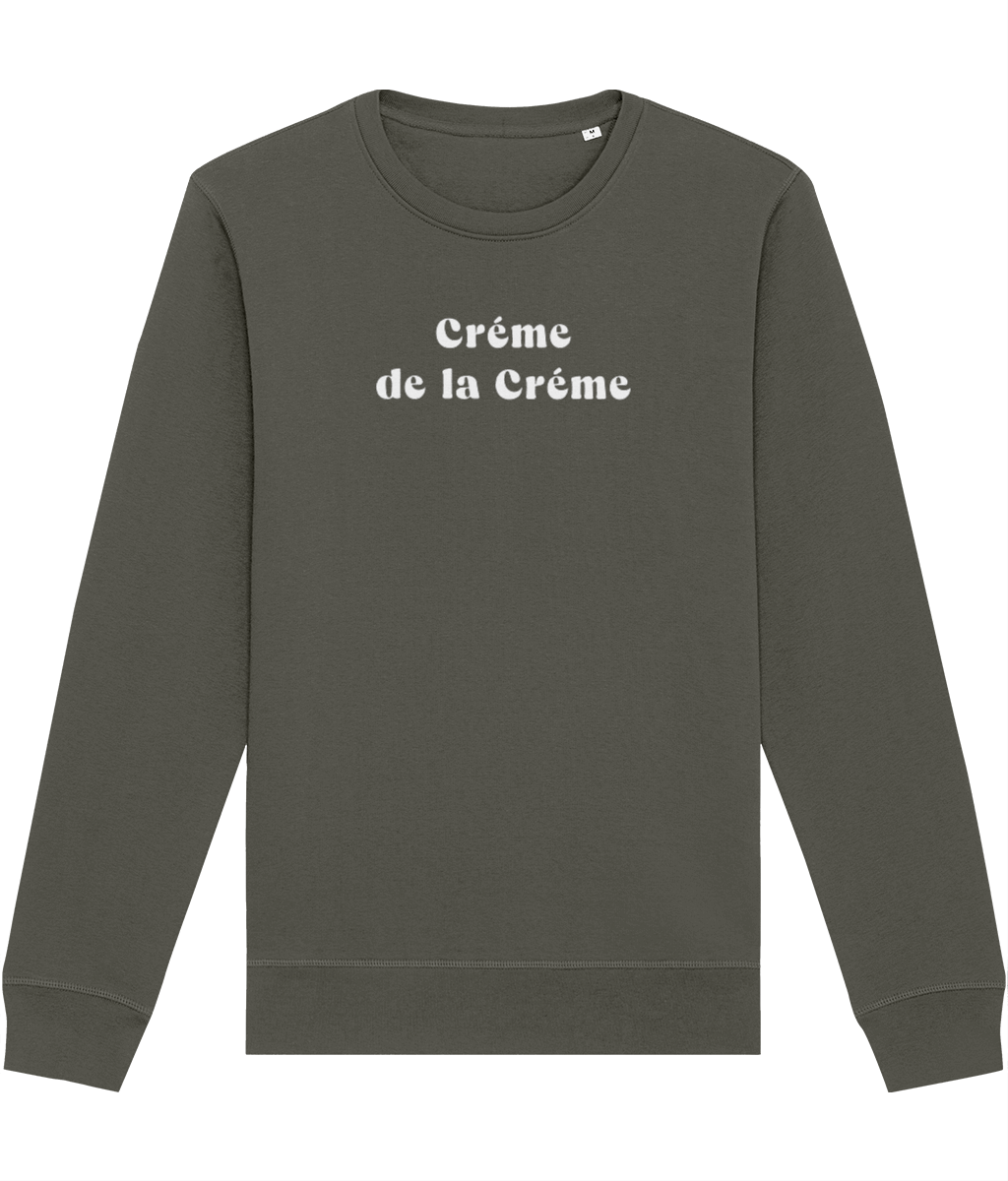 Francophile 'The Cream Of The Crop' Organic Cotton Sweatshirt - French Gift