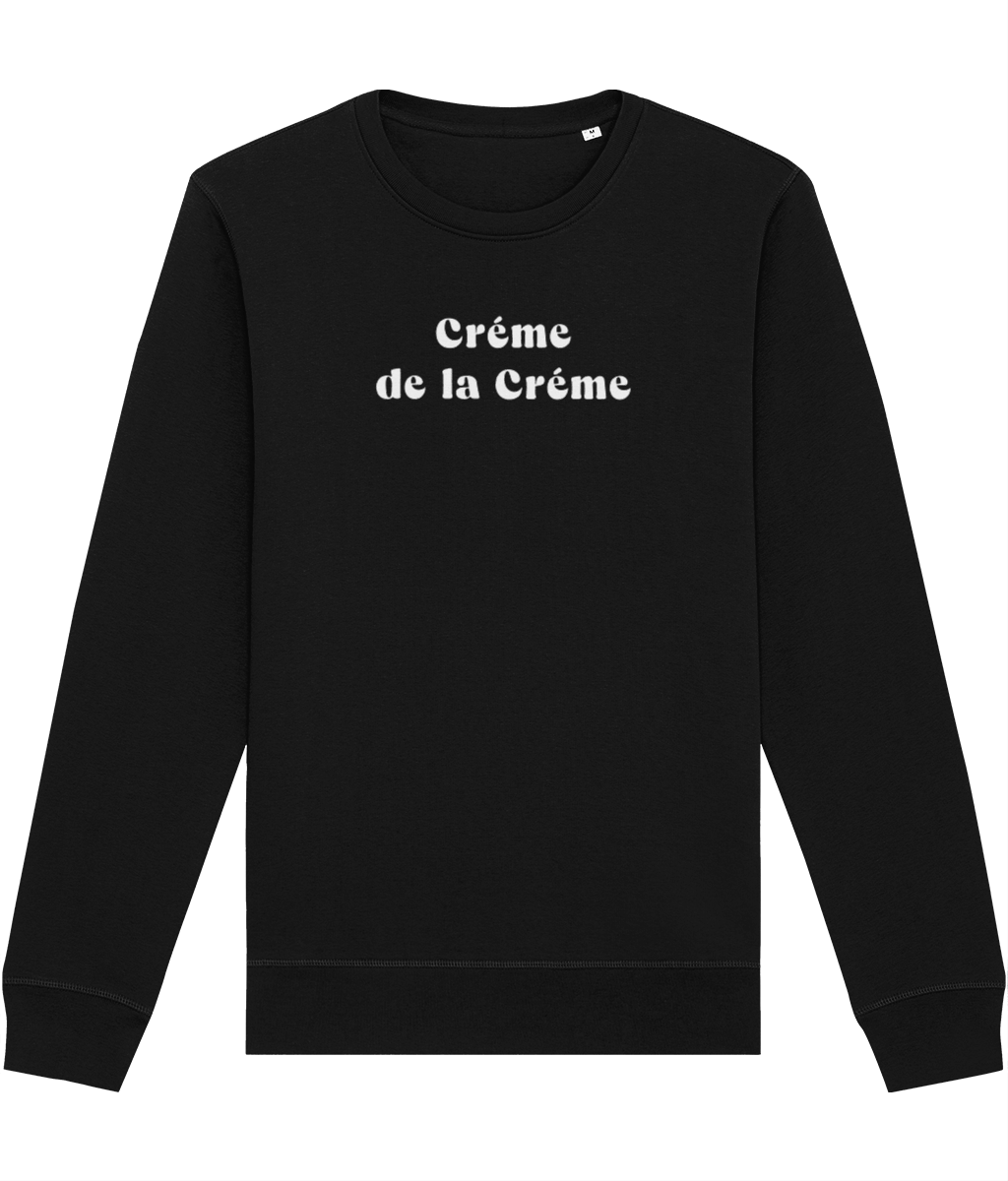 Francophile 'The Cream Of The Crop' Organic Cotton Sweatshirt - French Gift