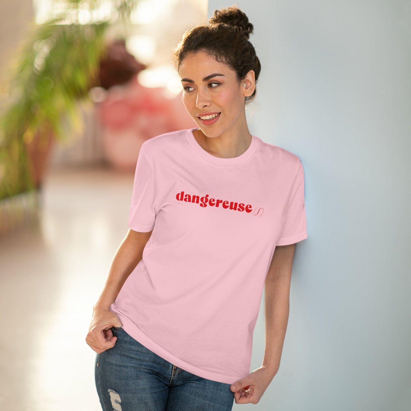 Francophile 'The Dangerous Female' Organic Cotton T-shirt - Francophile Tshirt