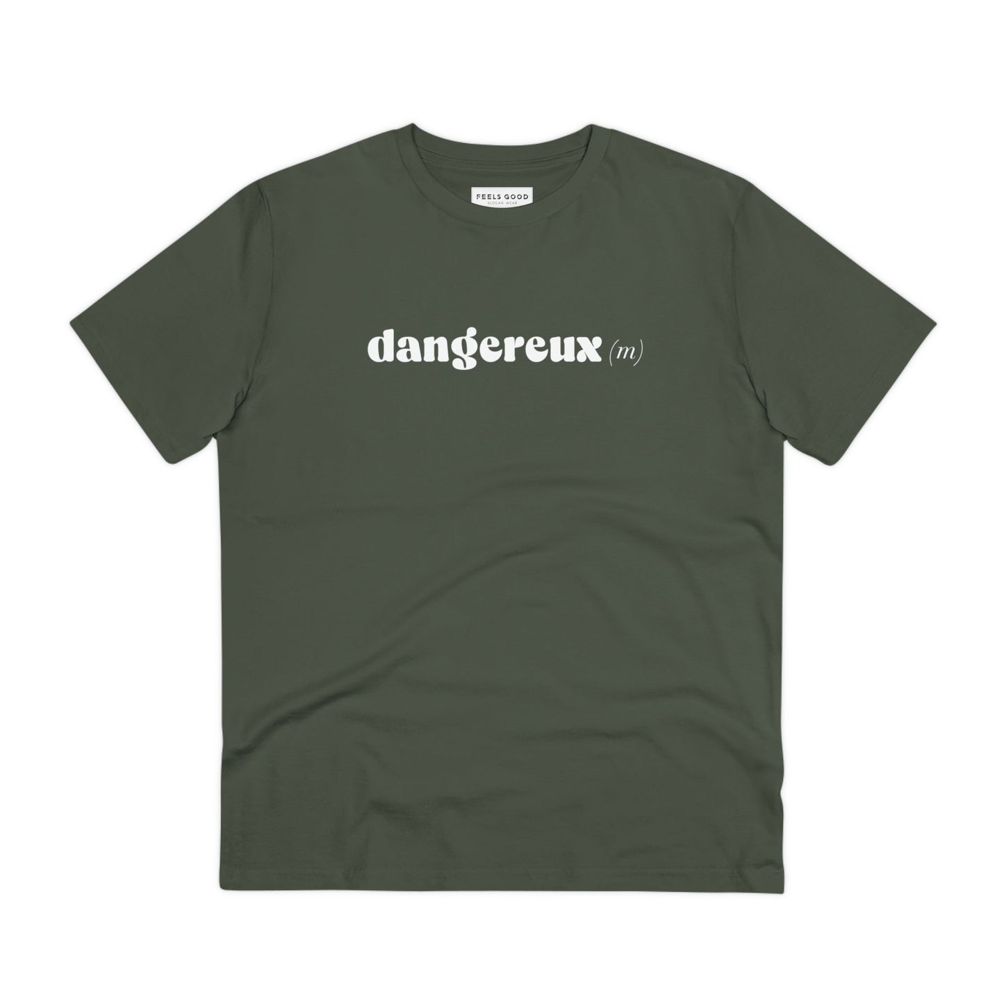 Francophile 'The Dangerous Male' Organic Cotton T-shirt - Francophile Tshirt