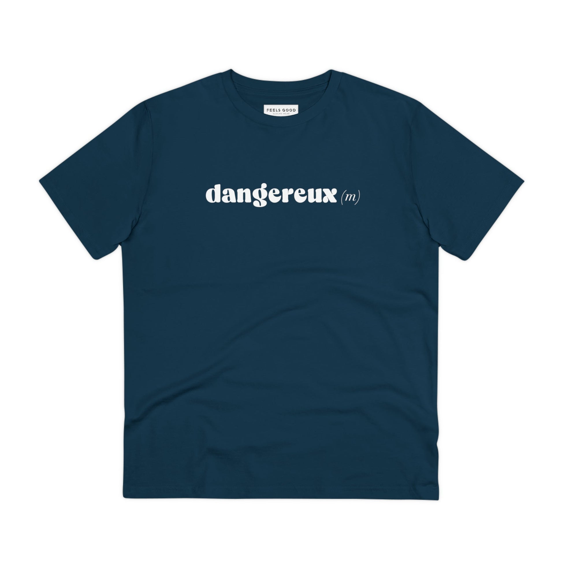 Francophile 'The Dangerous Male' Organic Cotton T-shirt - Francophile Tshirt