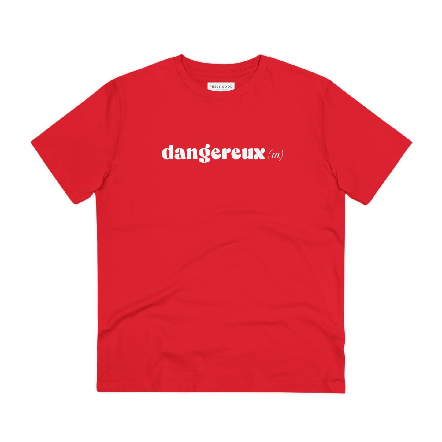 Francophile 'The Dangerous Male' Organic Cotton T-shirt - Francophile Tshirt