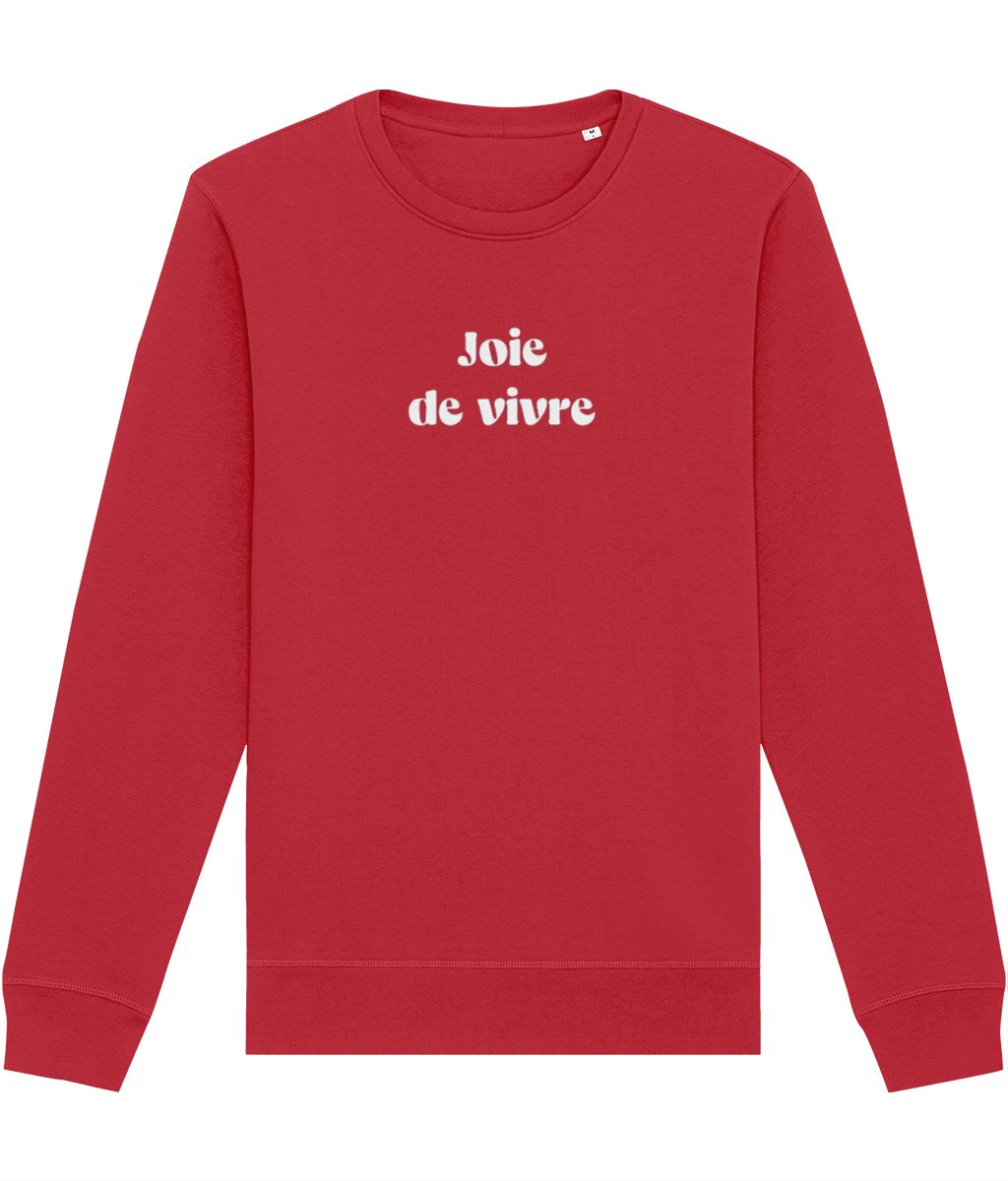 Francophile 'The Joy Of Life' Organic Cotton Sweatshirt - French Gift