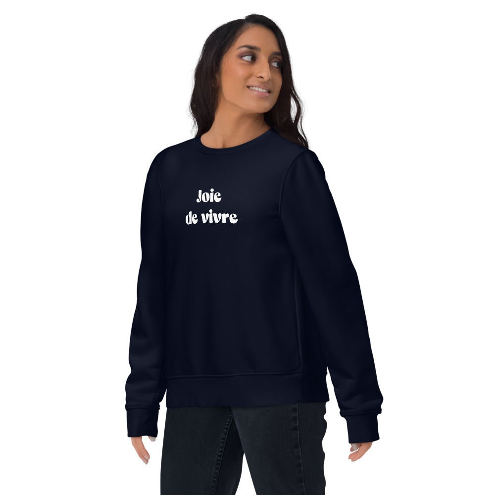 Francophile 'The Joy Of Life' Organic Cotton Sweatshirt - French Gift