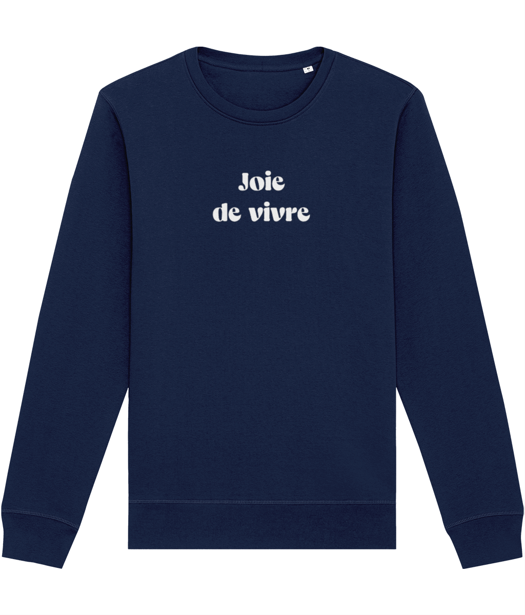 Francophile 'The Joy Of Life' Organic Cotton Sweatshirt - French Gift