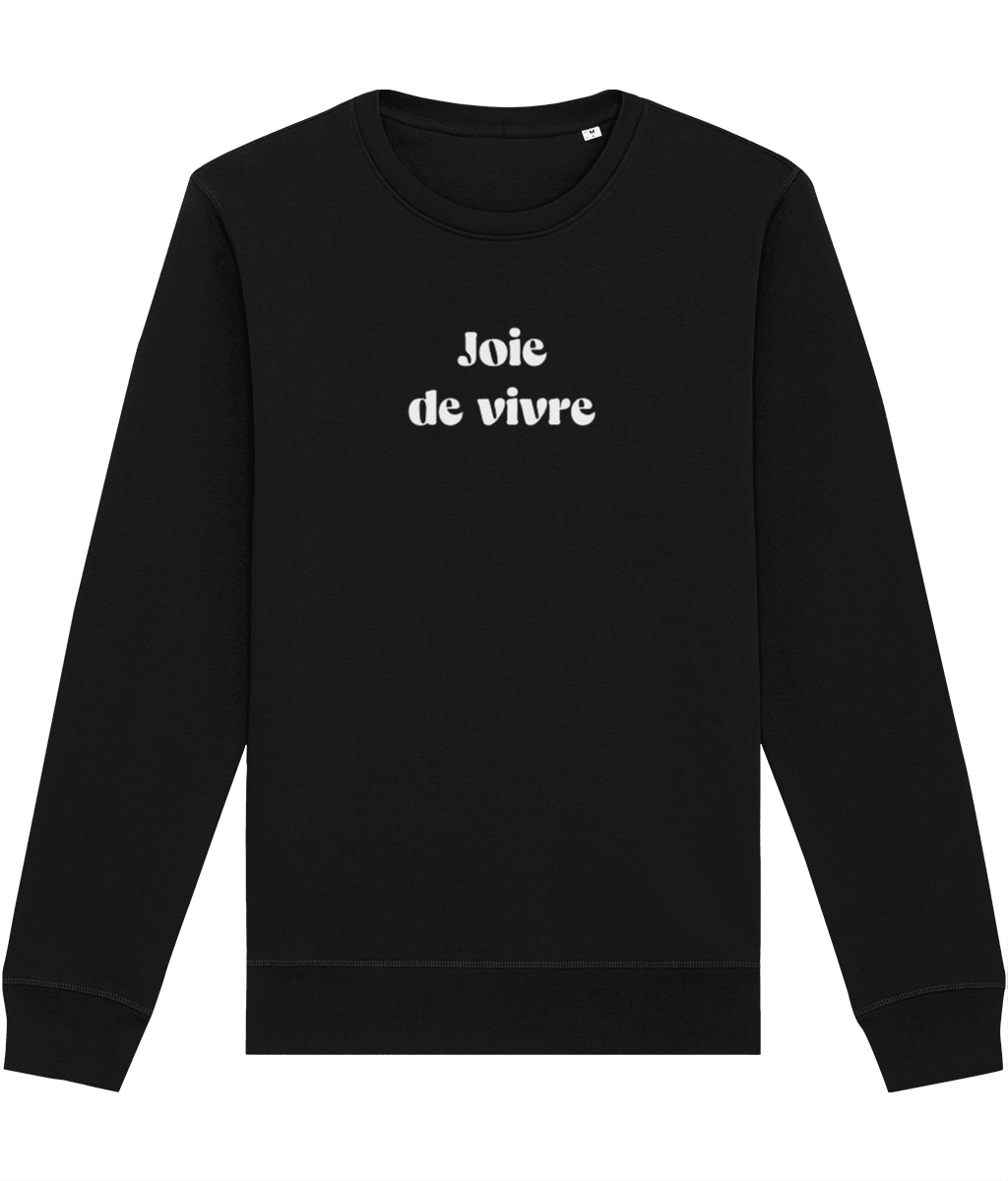 Francophile 'The Joy Of Life' Organic Cotton Sweatshirt - French Gift