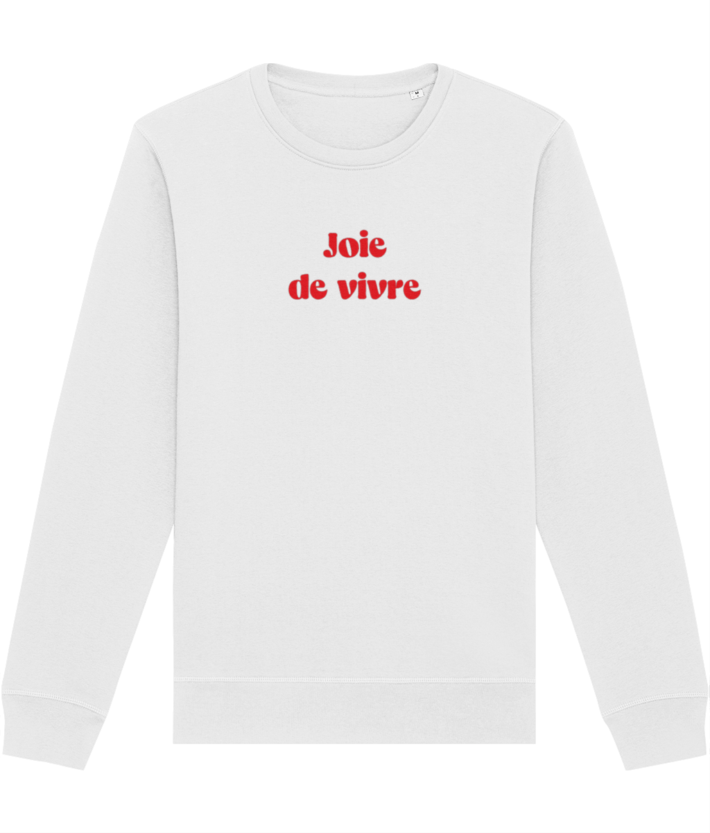 Francophile 'The Joy Of Life' Organic Cotton Sweatshirt - French Gift