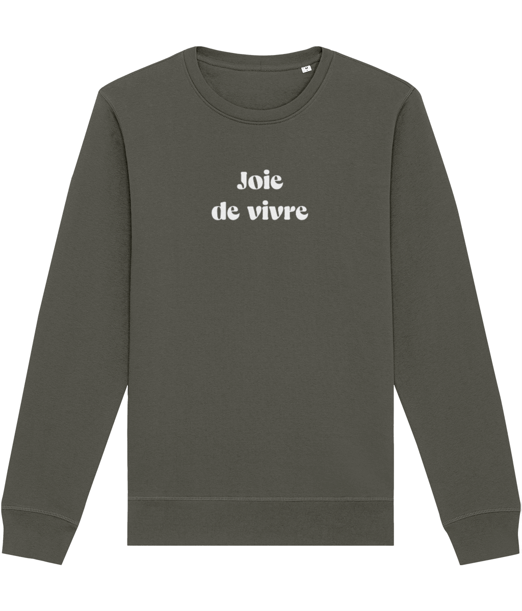 Francophile 'The Joy Of Life' Organic Cotton Sweatshirt - French Gift