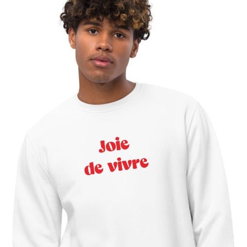 Francophile 'The Joy Of Life' Organic Cotton Sweatshirt - French Gift