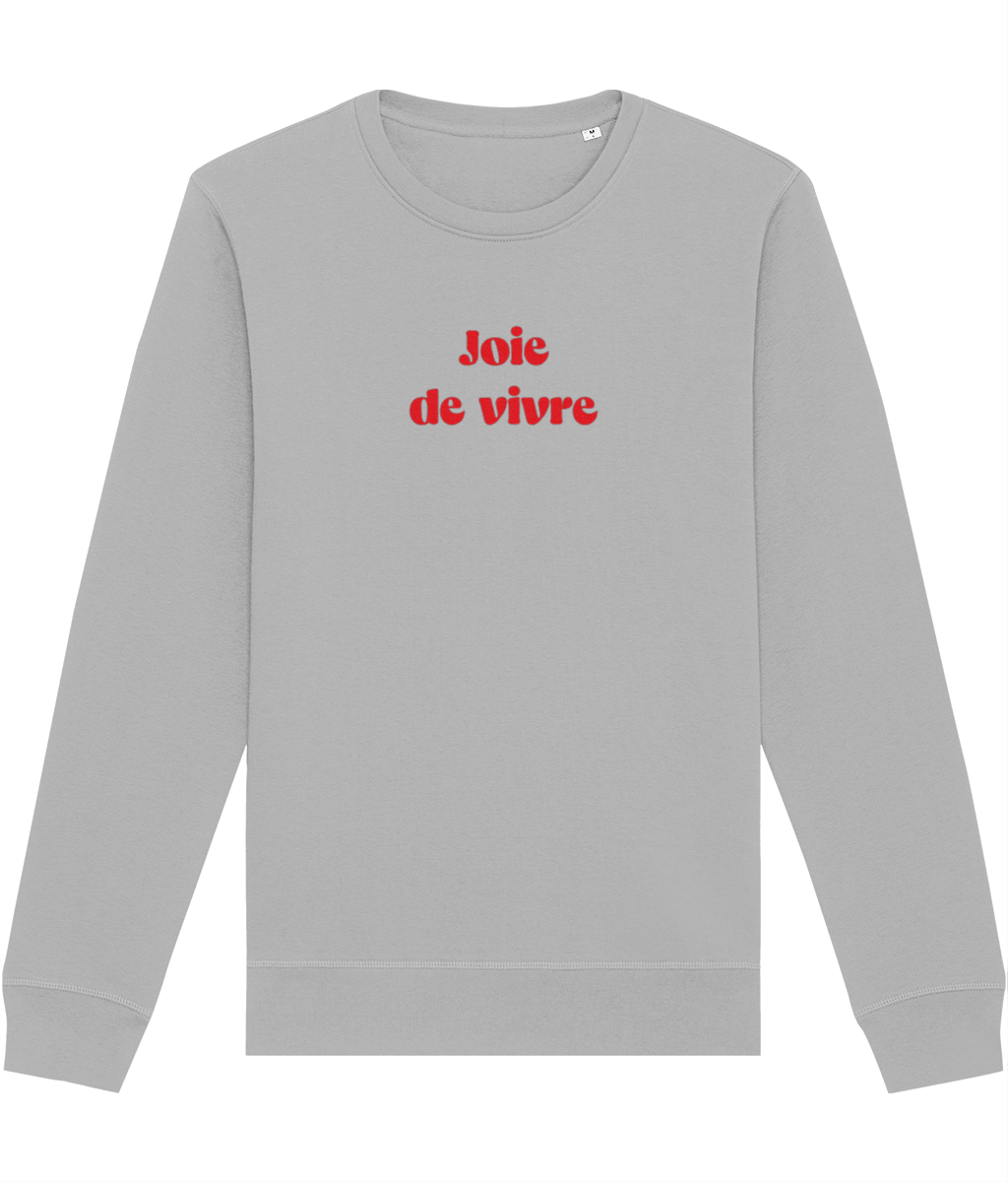 Francophile 'The Joy Of Life' Organic Cotton Sweatshirt - French Gift