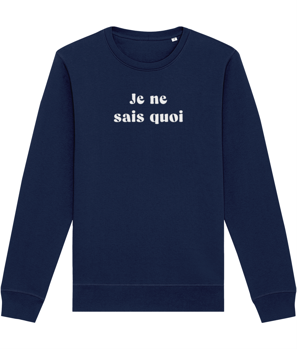 Francophile 'Unique' Organic Cotton Sweatshirt - French Gift