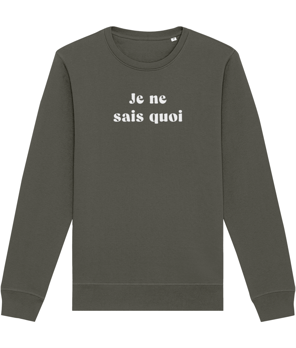 Francophile 'Unique' Organic Cotton Sweatshirt - French Gift