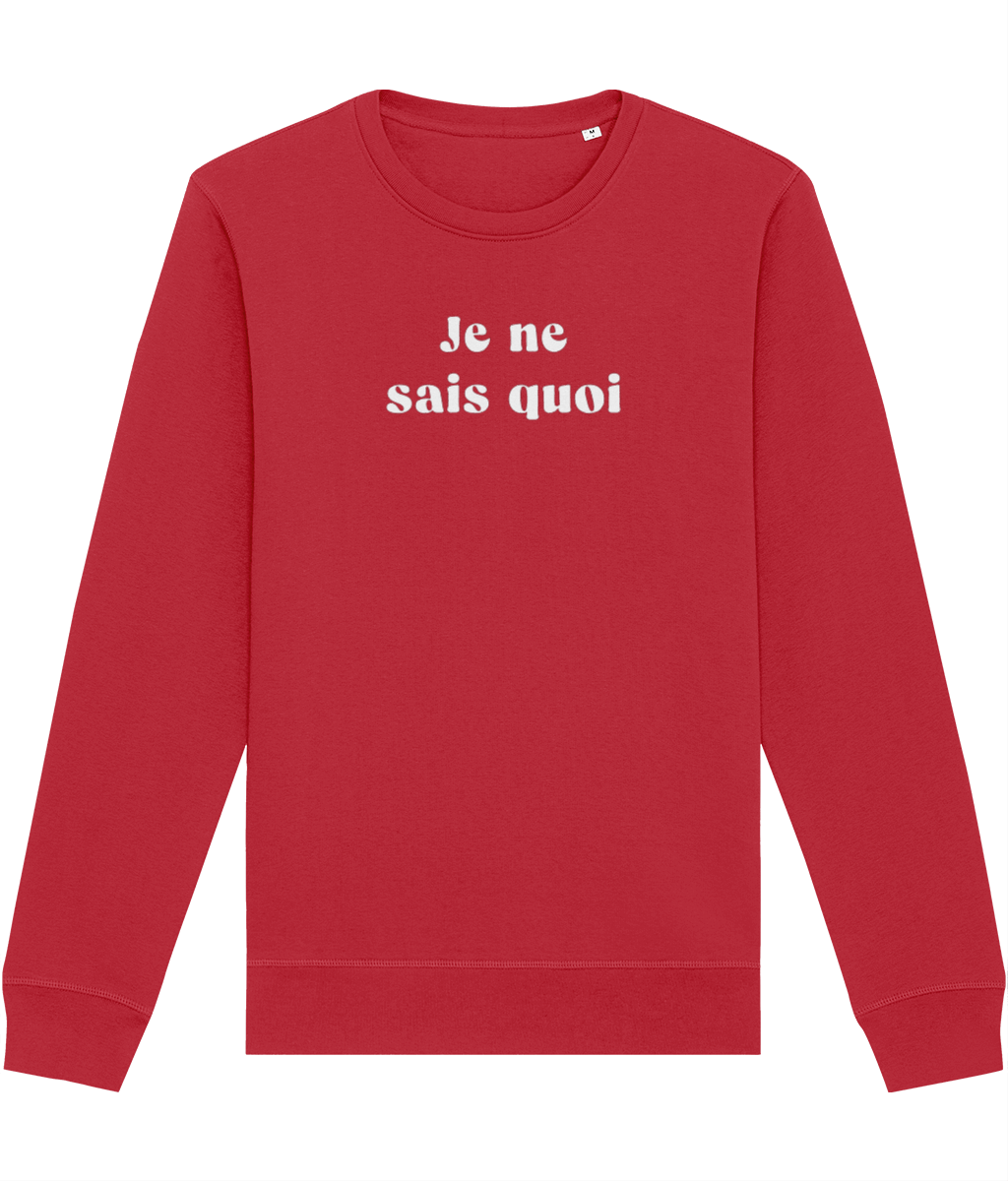 Francophile 'Unique' Organic Cotton Sweatshirt - French Gift