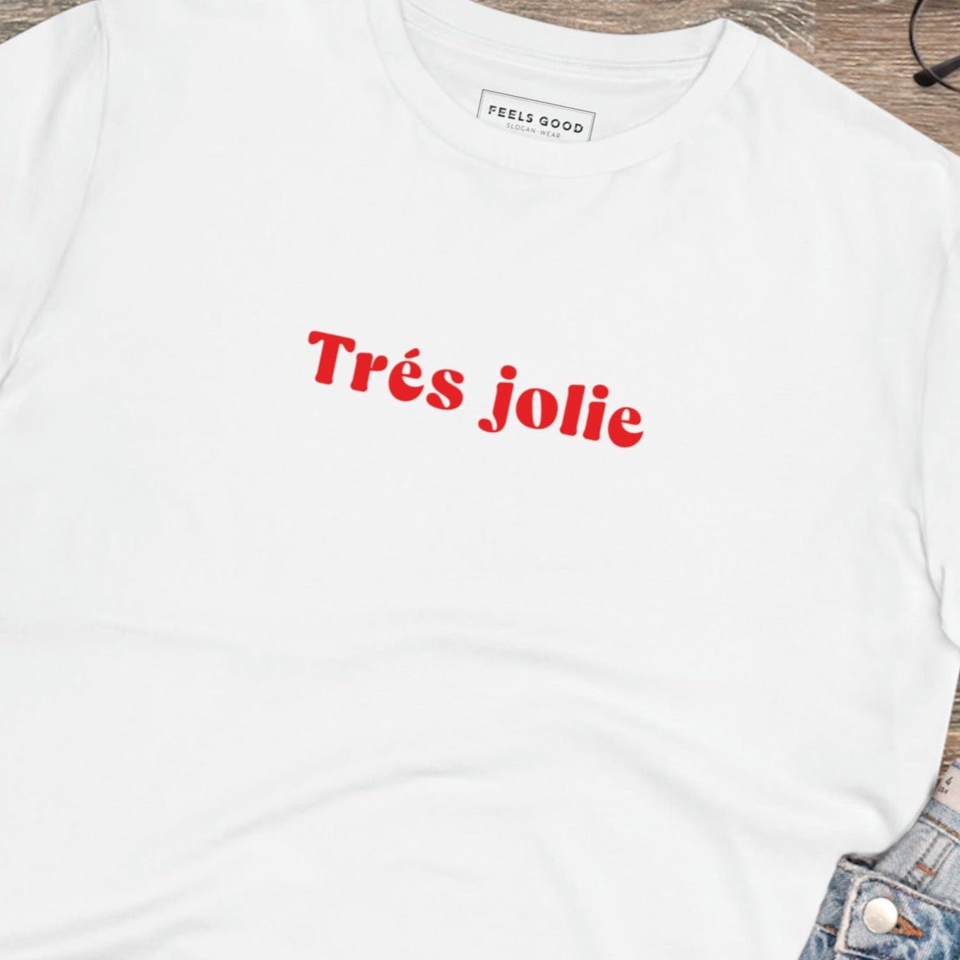 Francophile 'Very Happy' Organic Cotton T-shirt - Francophile Tshirt