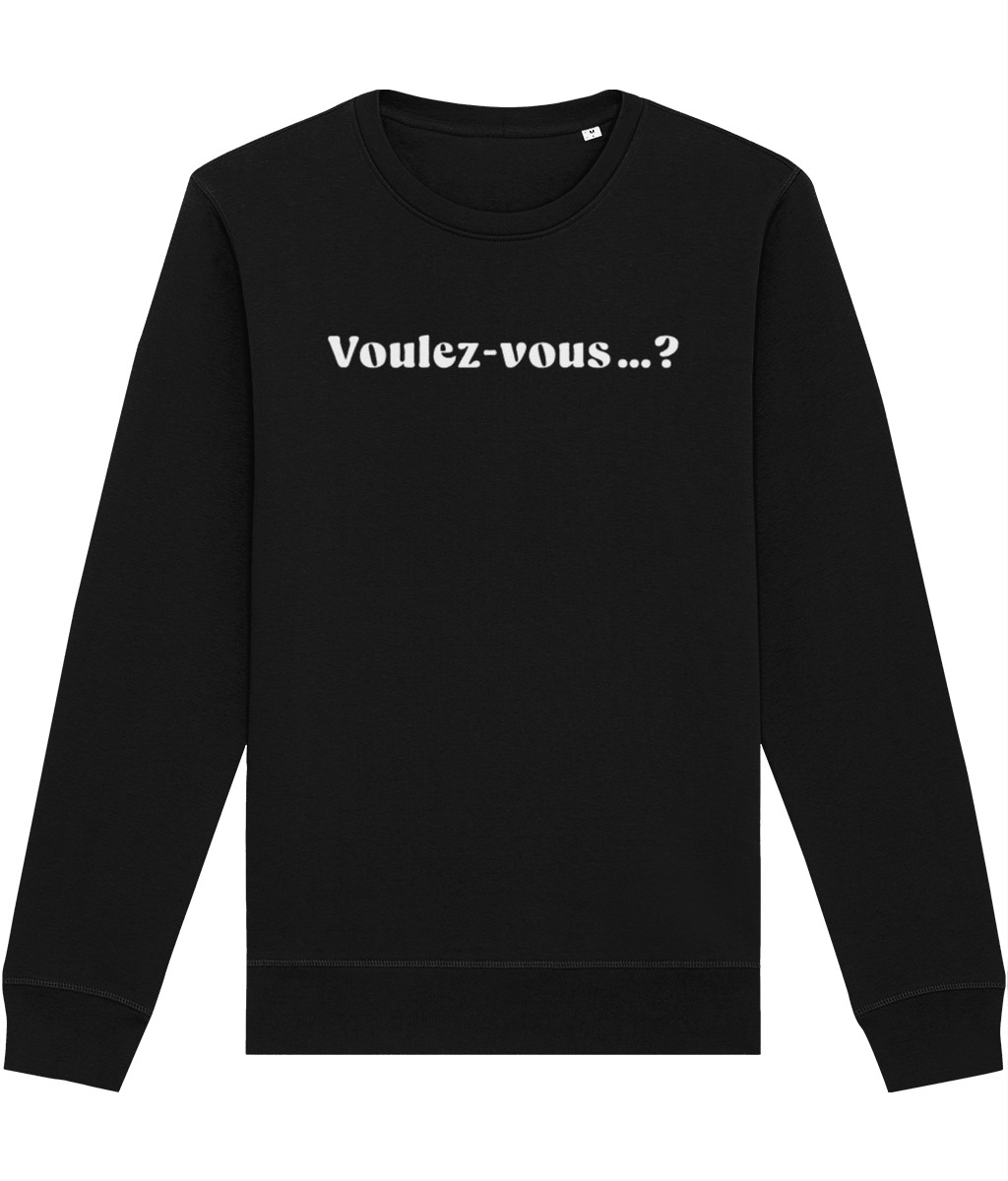 Francophile 'Would You…' Organic Cotton Sweatshirt - French Gift