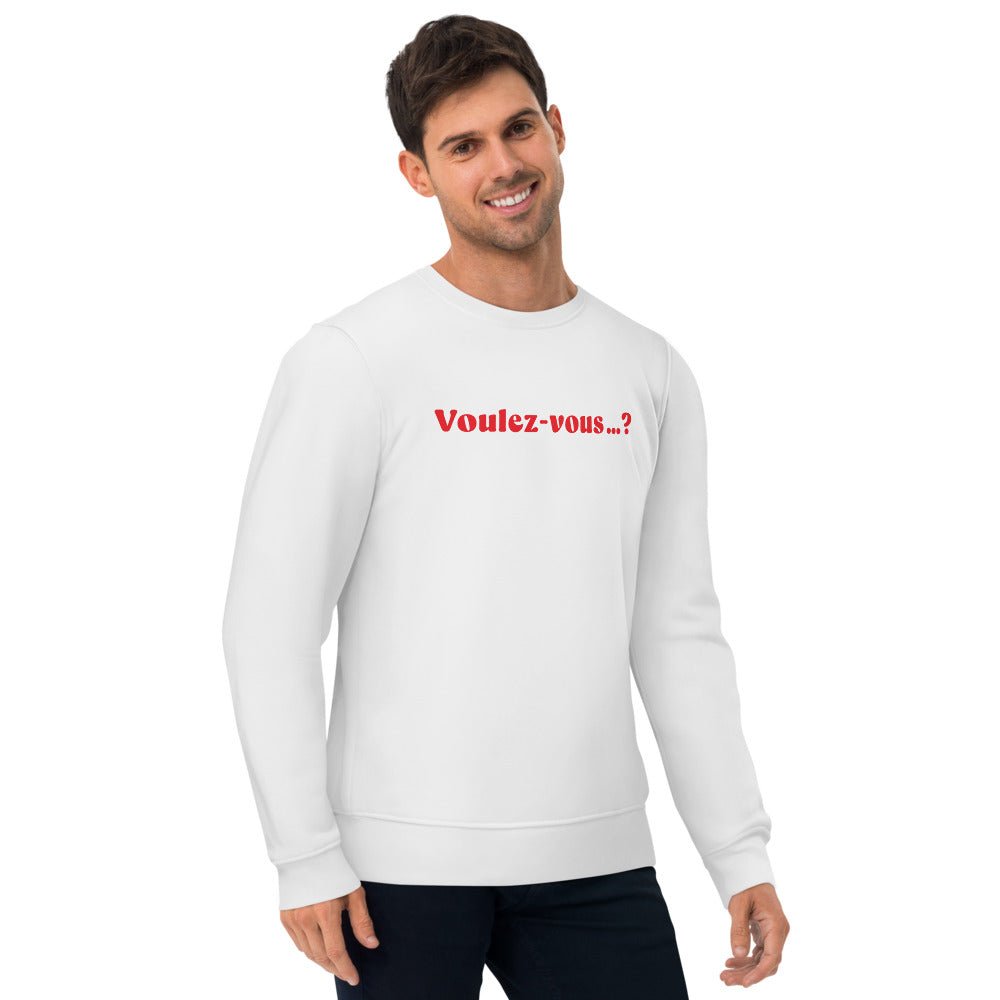 Francophile 'Would You…' Organic Cotton Sweatshirt - French Gift
