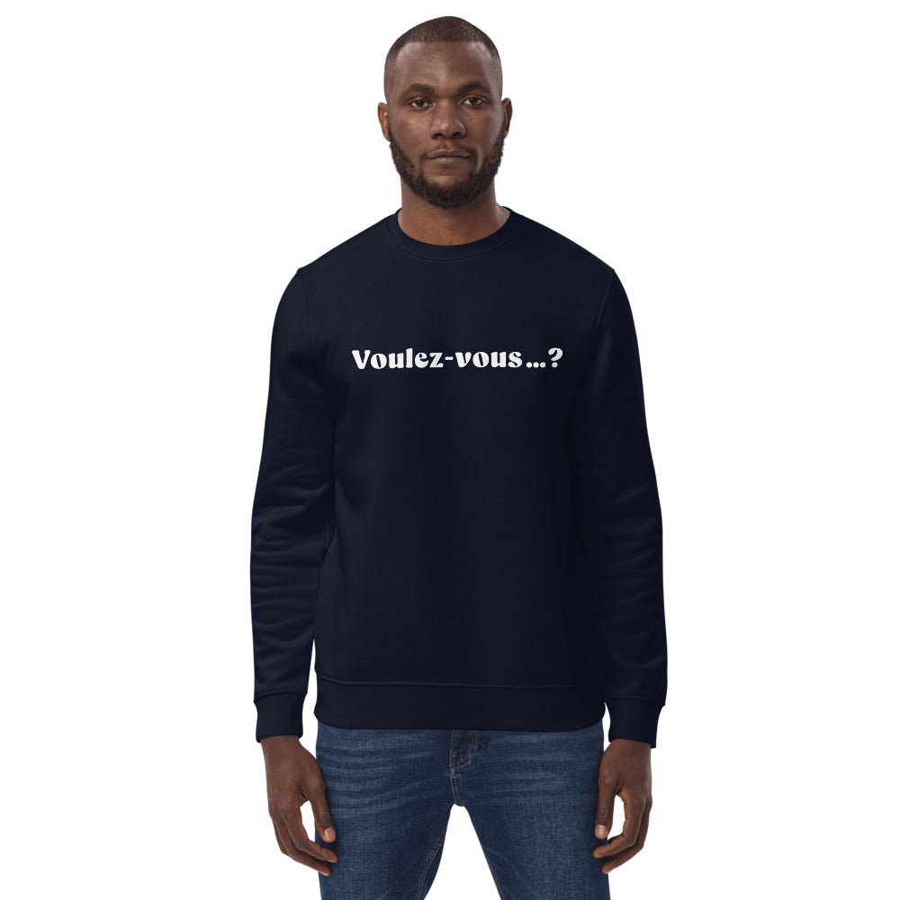 Francophile 'Would You…' Organic Cotton Sweatshirt - French Gift