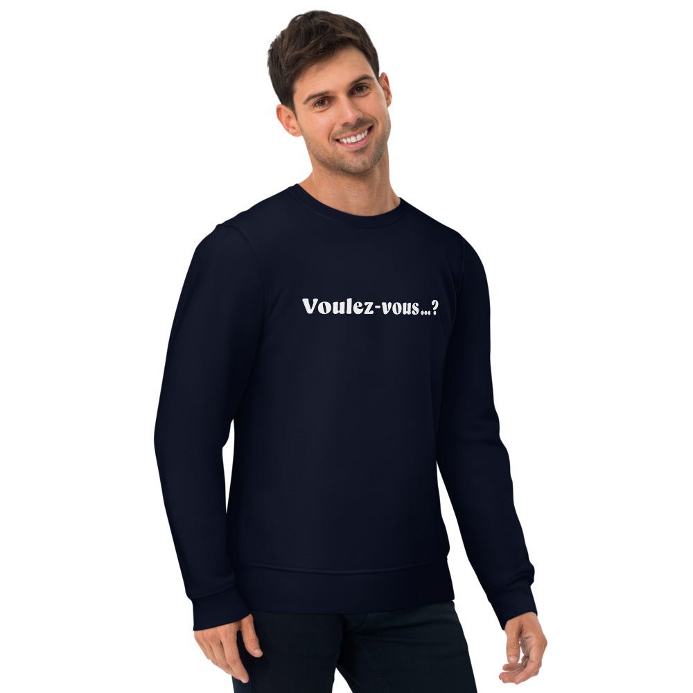 Francophile 'Would You…' Organic Cotton Sweatshirt - French Gift