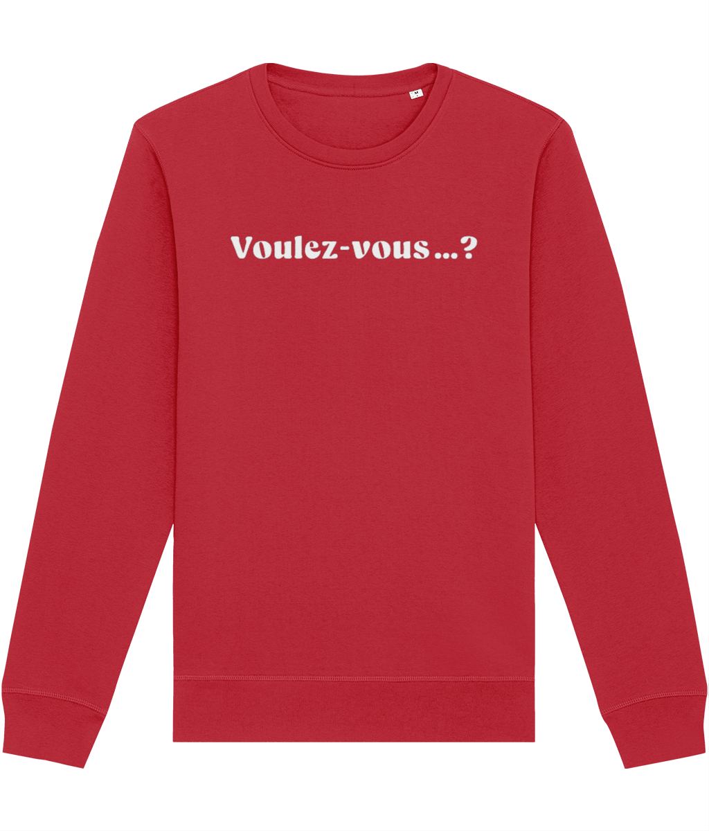 Francophile 'Would You…' Organic Cotton Sweatshirt - French Gift