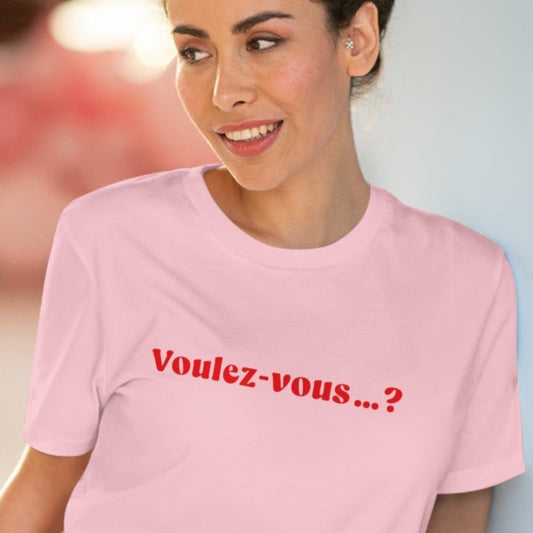 Francophile 'Would you…' Organic Cotton T-shirt - Francophile