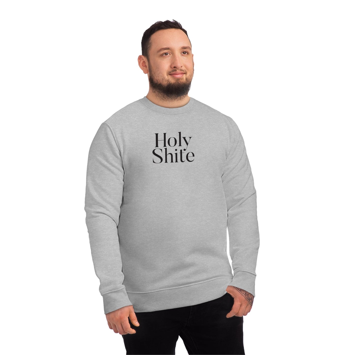 Glaswegian Slang 'Holy Shite' Organic Cotton Sweatshirt - Glasgow Sweatshirt