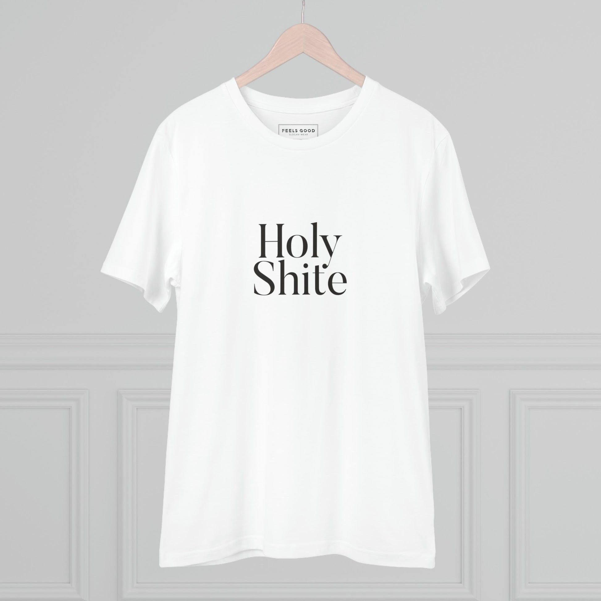 Glaswegian Slang 'Holy Shite' Organic Cotton T-shirt - Eco Tshirt