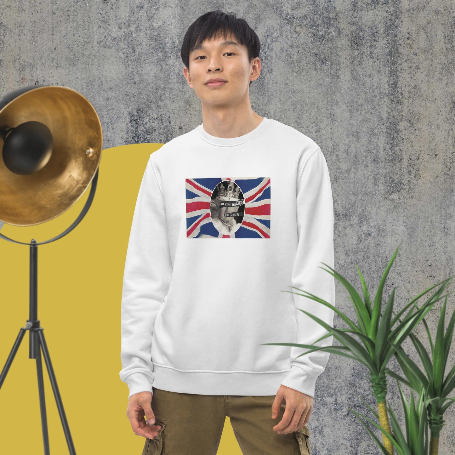 'God Save The King' Sex Pistols Organic Cotton Sweatshirt - Fun Sweatshirt