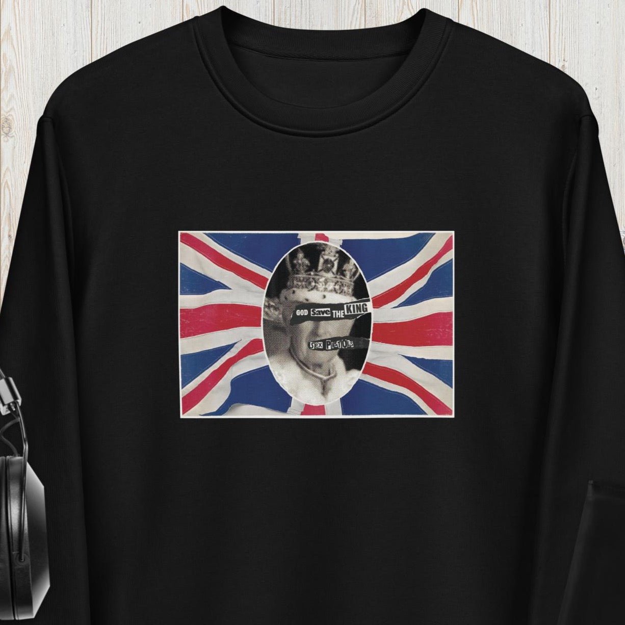 'God Save The King' Sex Pistols Organic Cotton Sweatshirt - Fun Sweatshirt