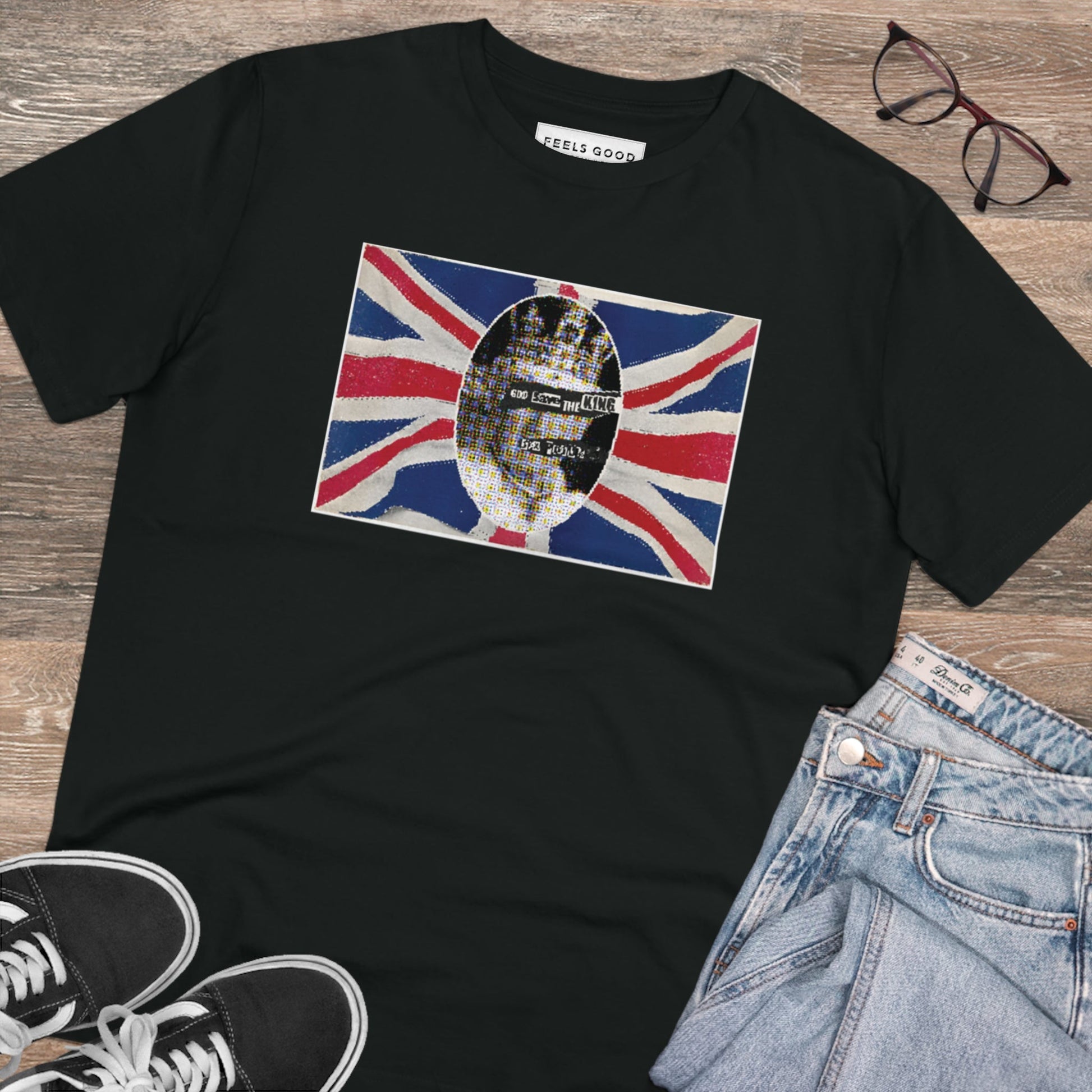 'God Save The King' Sex Pistols Organic Cotton T-shirt - Fun Tshirt