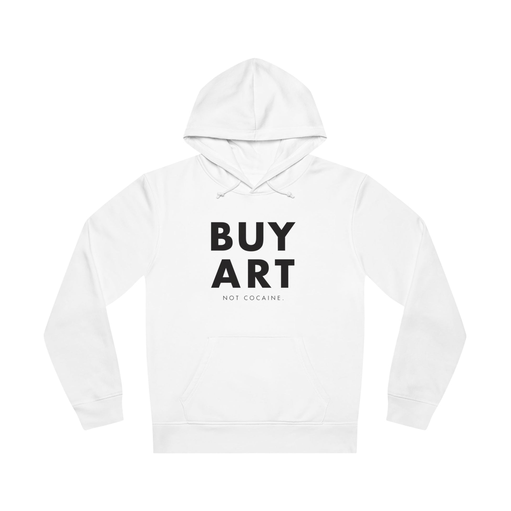 Hip Hop 'Buy Art, Not Cocaine' Organic Cotton Hoodie - Cool Hoodie