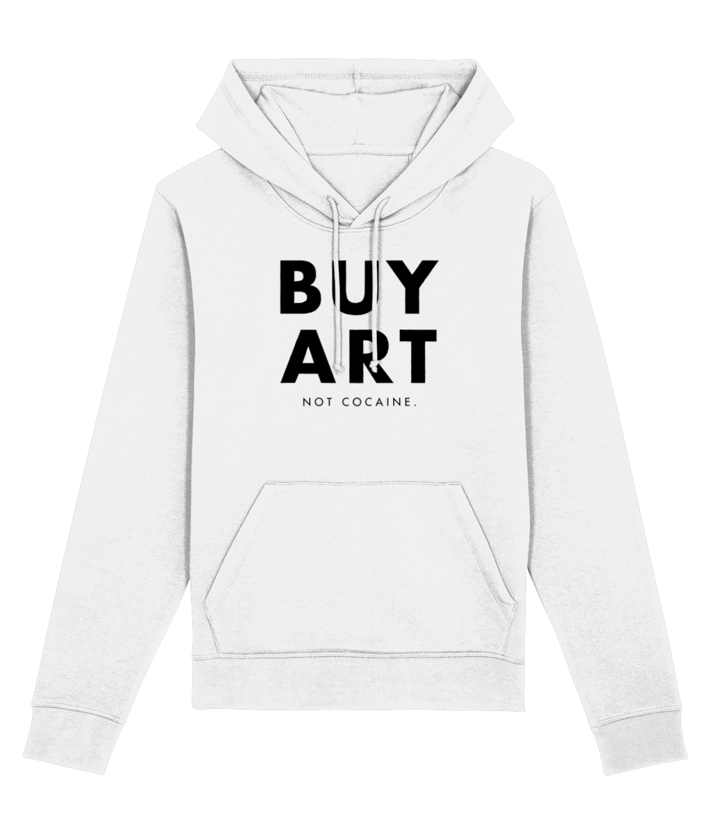 Hip Hop 'Buy Art, Not Cocaine' Organic Cotton Hoodie - Cool Hoodie