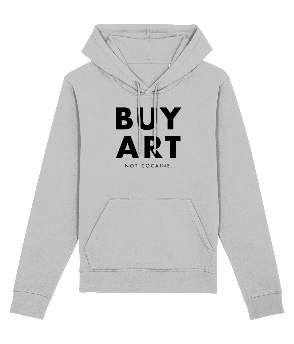 Hip Hop 'Buy Art, Not Cocaine' Organic Cotton Hoodie - Cool Hoodie