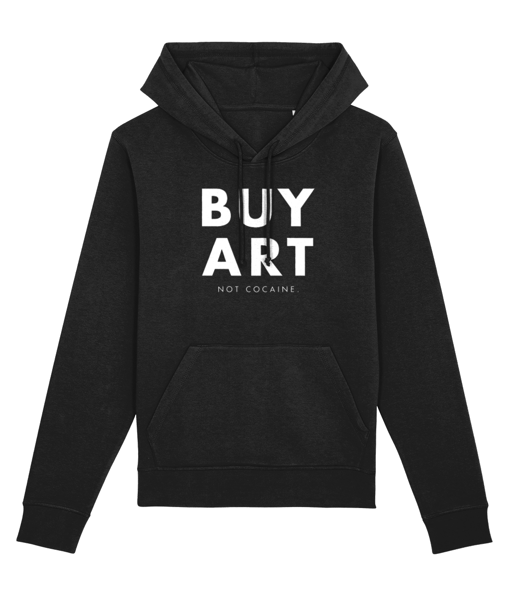 Hip Hop 'Buy Art, Not Cocaine' Organic Cotton Hoodie - Cool Hoodie