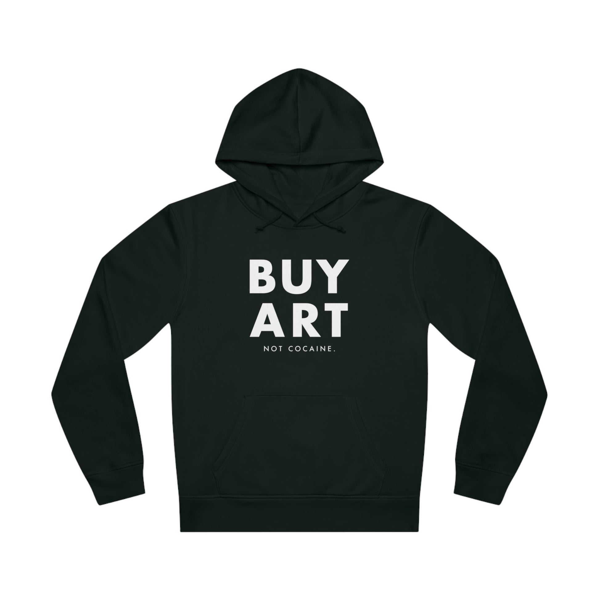 Hip Hop 'Buy Art, Not Cocaine' Organic Cotton Hoodie - Cool Hoodie