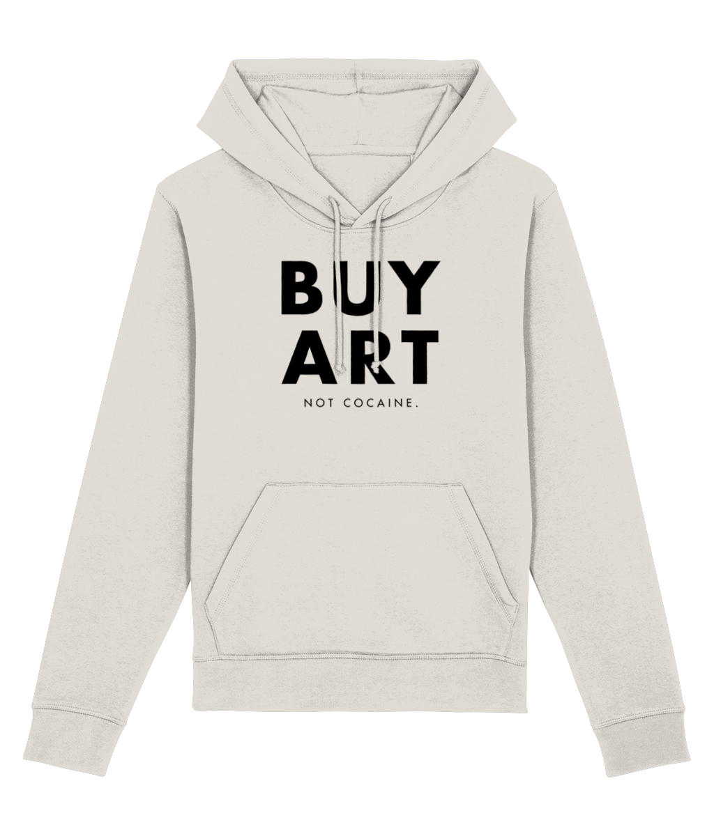 Hip Hop 'Buy Art, Not Cocaine' Organic Cotton Hoodie - Cool Hoodie