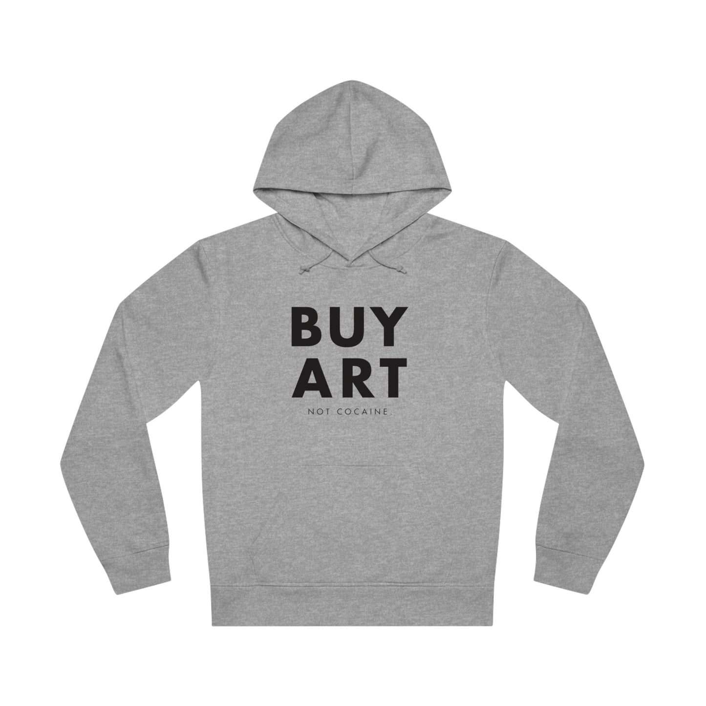 Hip Hop 'Buy Art, Not Cocaine' Organic Cotton Hoodie - Cool Hoodie