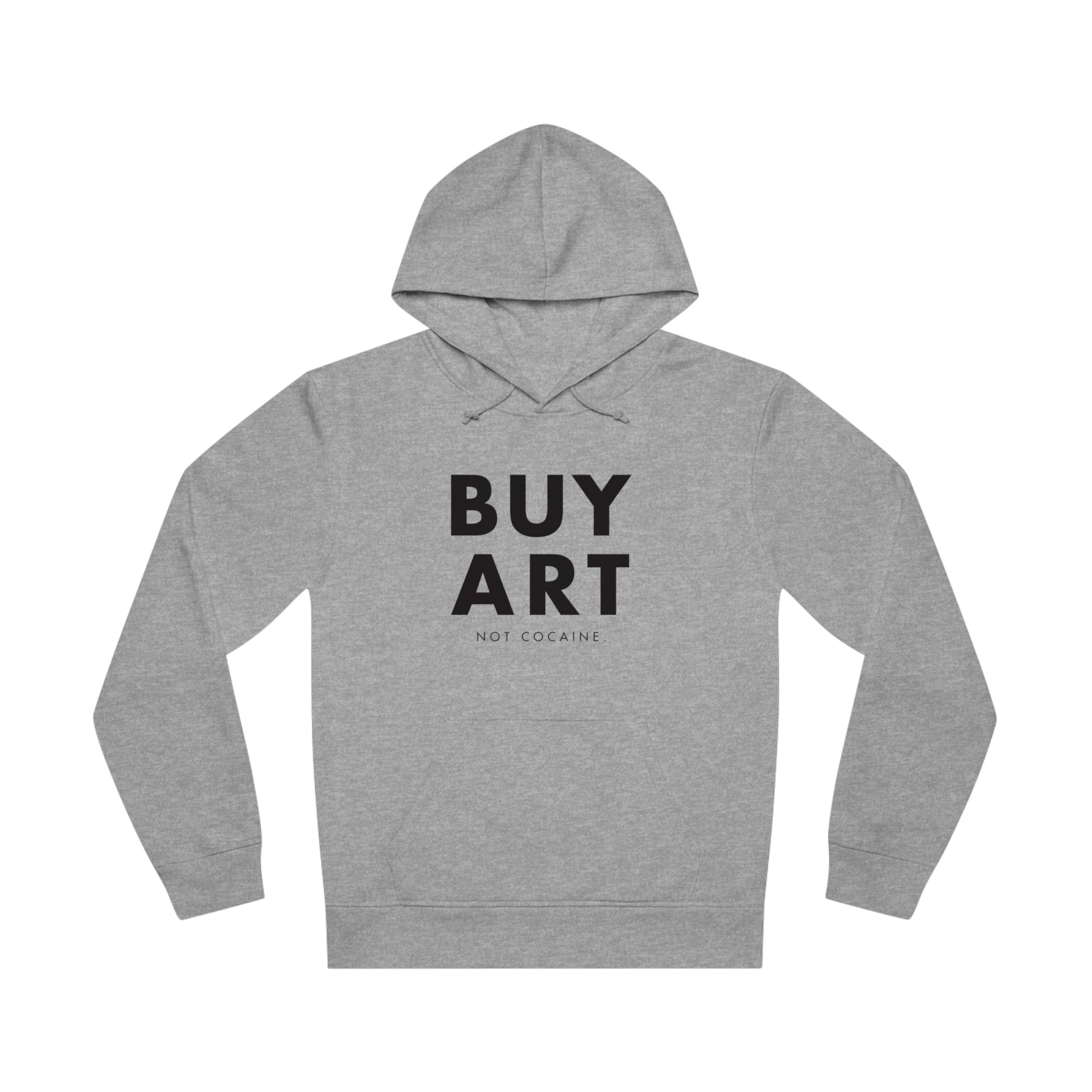 Hip Hop 'Buy Art, Not Cocaine' Organic Cotton Hoodie - Cool Hoodie