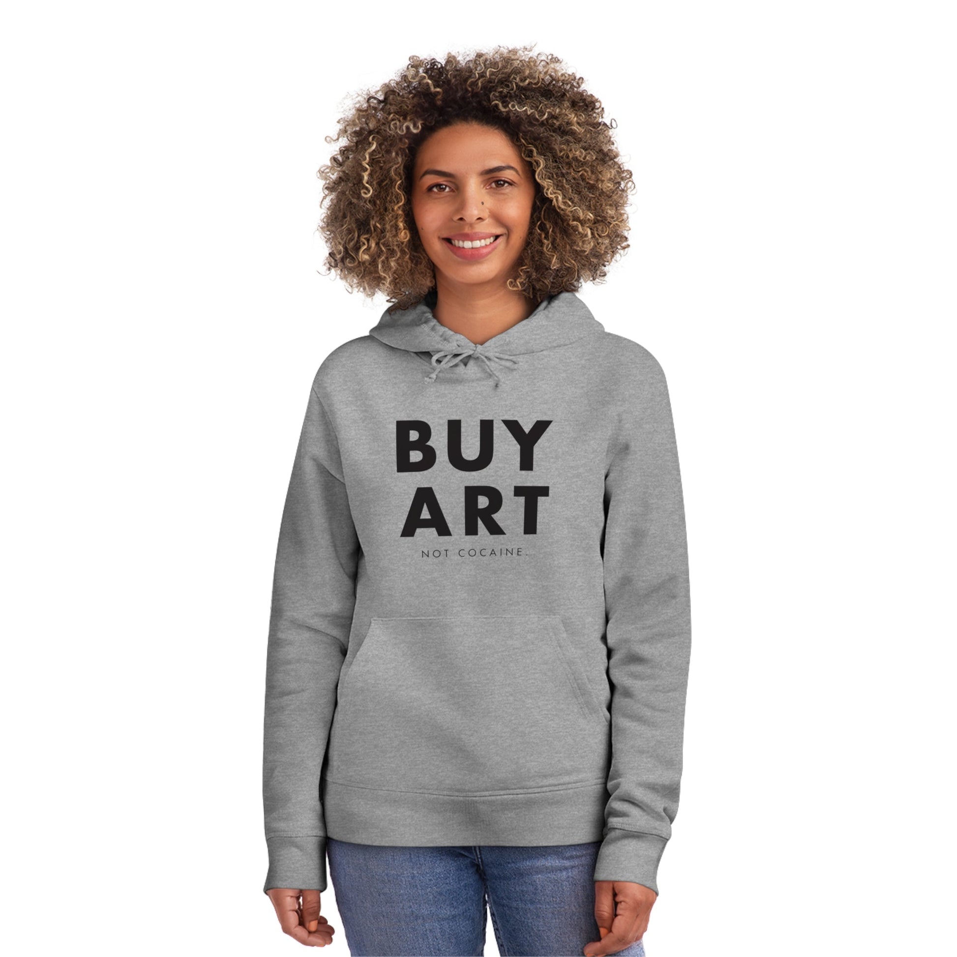 Hip Hop 'Buy Art, Not Cocaine' Organic Cotton Hoodie - Cool Hoodie